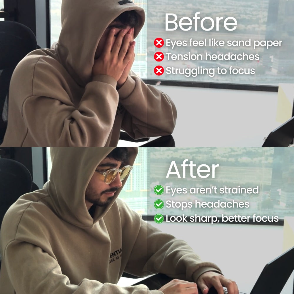 AZZARI™ Unisex Red Lens - Blue Light Glasses