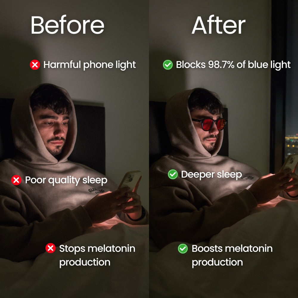 AZZARI™ Unisex Red Lens - Blue Light Glasses