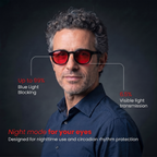 AZZARI™ Unisex Red Lens - Blue Light Glasses