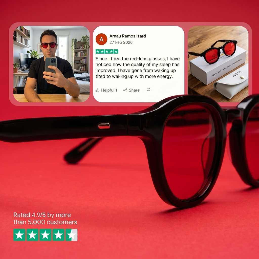 AZZARI™ Unisex Red Lens - Blue Light Glasses