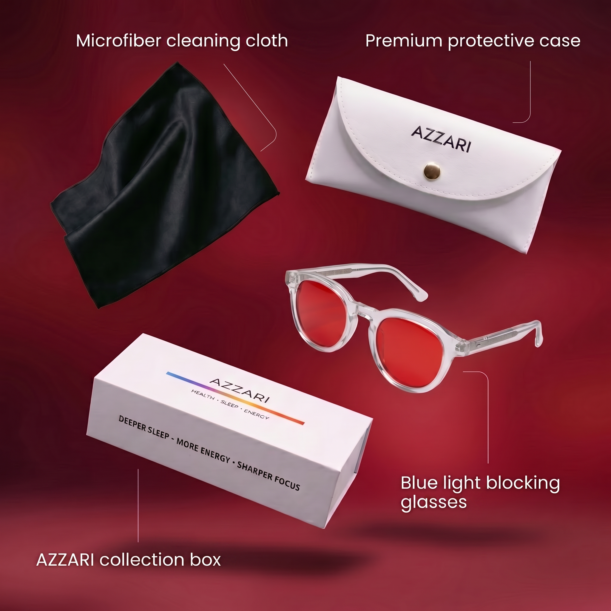 AZZARI™ Red Lens - Night Use