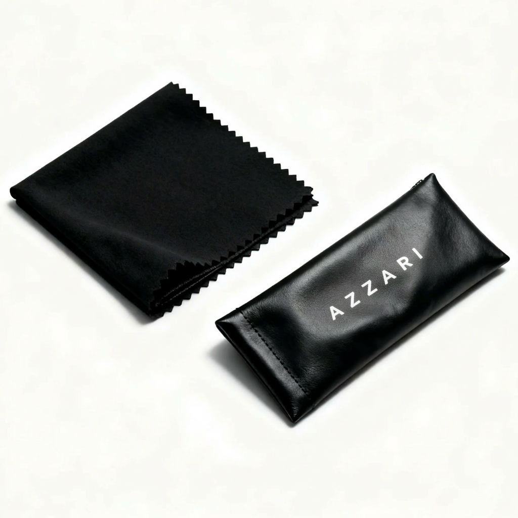 AZZARI - Glasses Case & Cleaning Cloth